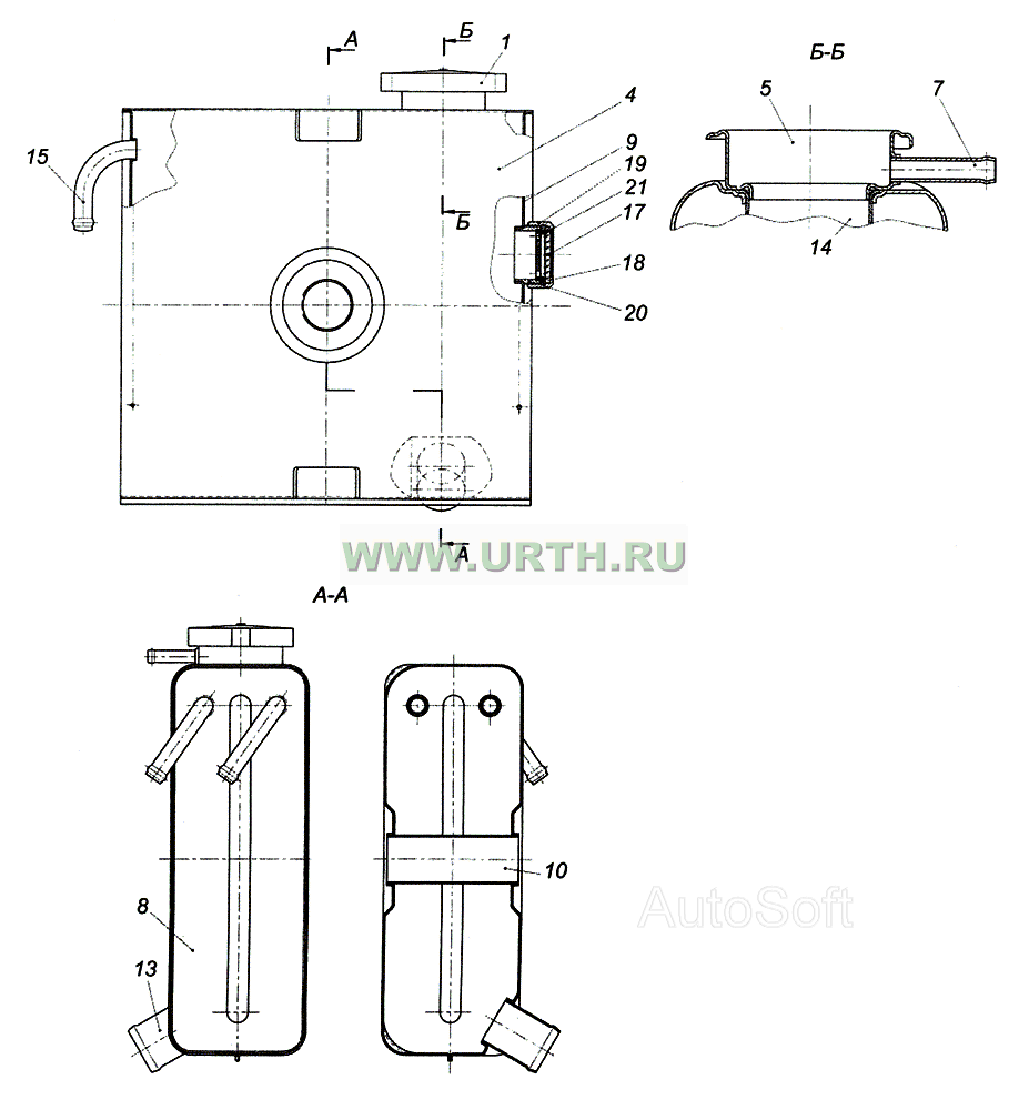 4308-1311010 Бачок расширительный